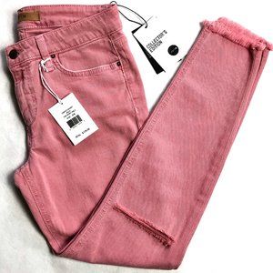 New Joe's Finn Skinny Ankle Jean w/frayed hem